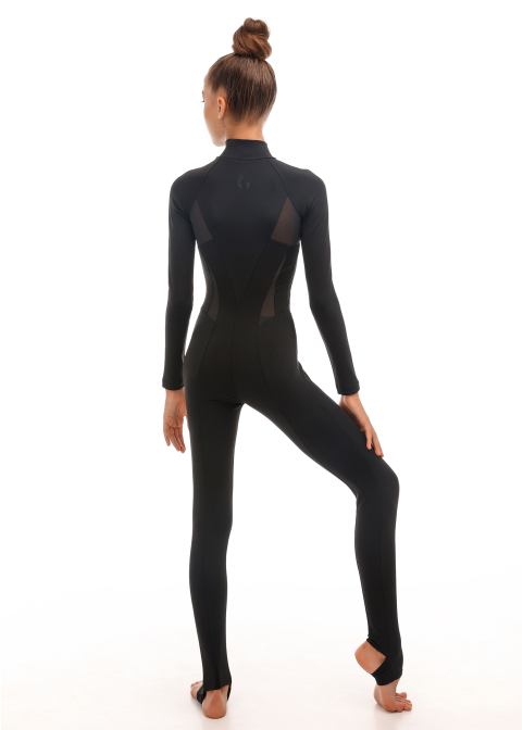 CARBON ZIP Black jumpsuit